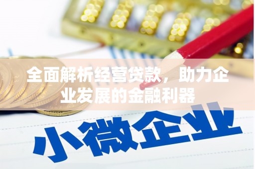 乌尔禾全面解析经营贷款，助力企业发展的金融利器