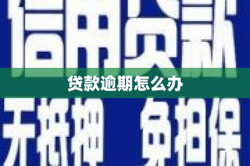 乌尔禾贷款逾期怎么办