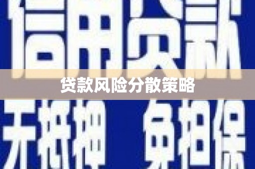 乌尔禾贷款风险分散策略