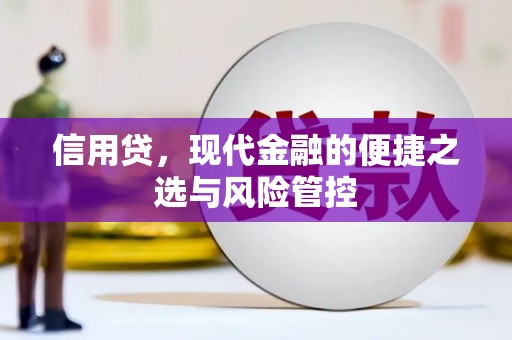 乌尔禾信用贷，现代金融的便捷之选与风险管控