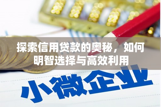 乌尔禾探索信用贷款的奥秘，如何明智选择与高效利用
