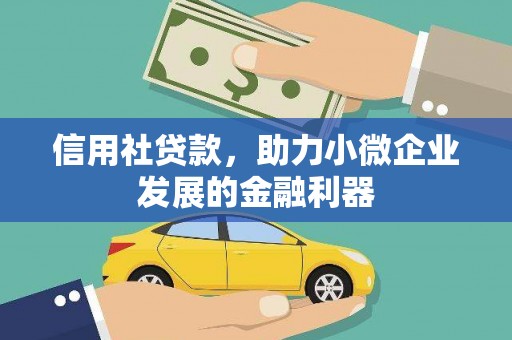 乌尔禾信用社贷款，助力小微企业发展的金融利器
